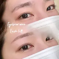 まつ毛パーマ+アイブロウWAXのセット✨️モデル様募集中🎀