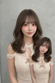 🌟当店no.1メニュー🌟🫧透明感ダブルカラー＋カット＋1stepトリートメント付🫧(ロング料金あり)韓国/
