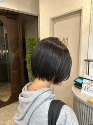 朝のセットを楽に✨縮毛矯正+カット✂️+3stepトリートメント🥣✨
