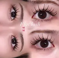 LEDフラットラッシュ 120本+LED下エクステ30本💫束感仕上げ