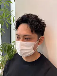 【ご新規様限定】⭐️メンズカット+パーマ+バブルスパ🫧