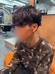 【men's限定】カット+パーマ+2steptreatment