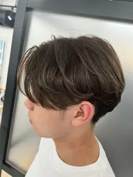 メンズケアカラー＋メンズカット＋ヘッドスパ＋シルクトリートメント