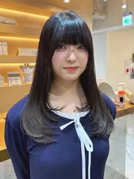 【U24限定ミニモ学割🎓】小顔カット＋赤み除去カラー💎＋ミルボン3stepトリートメント🩵韓国っぽい透明感ヘアに！