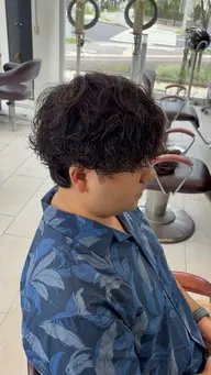【✨人気NO.1✨】メンズカット+シャドウケアパーマ ¥13,640 → ¥8,000 〔men's/大宮/宮原〕