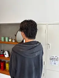 メンズカットパーマ