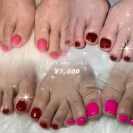【オフ無】footワンカラー