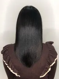 前髪ストレート