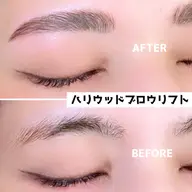 得別価格🉐🔥→💜眉のパーマ／ハリウッドブロウリフト💜毛流れを整えて洗練眉に✅WAX・メイク込み!メンズも歓迎🙆