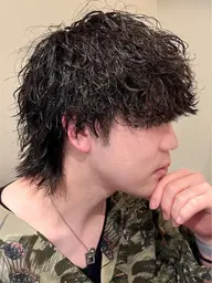 メンズカット+似合わせパーマ