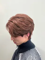 【🈲ブリーチパーマしたい方🈲】🔥メンズカット+ダブルカラー(ブリーチ込)+メンズパーマ🔥#ハイライト#ツイスパ