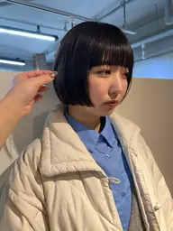 前髪カット+カラー+2step トリートメント