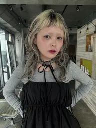 ブリーチ➕ヘアカラー
