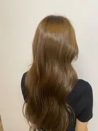 ブリーチなしone color✨【透明感カラー】【暖色カラー】【暗髪】