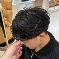 今だけ特別価格✨【mensカット+ニュアンスパーマ】フェザーニュアンス…