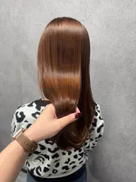 【自然に馴染む】オーガニックカラーリタッチ+プレTr (天神/大名/髪質改善)