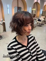 ‼️女性限定‼️カット➕パーマ🌀 好みに合わせて強さも変えられるので初挑戦、雰囲気変えたい方是非!