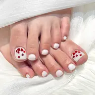 🔰口コミ記入必須【Jr.】FOOT⭐️オフなし⭐️親指2本アート(フットバス込み)