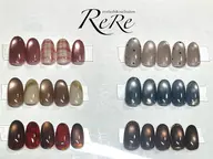 Nail*店舗限定デザイン90分コース💅💖6種類のデザインの中から好きなデザインをお選びいただけます☺️