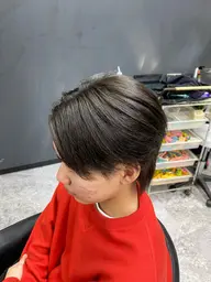 曲がる矯正➕カット💇【毛流れする縮毛矯正】