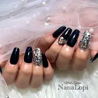 【スカルプ】ワンカラー+2本埋め尽くし