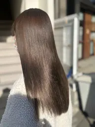 イルミナカラー（透明感🩵）+カット