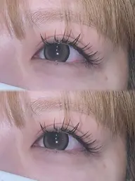 🎀【ナチュラル】最軽量フラットラッシュ100本➕美容液コーティング束感仕上げ✨️