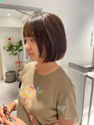 夜限定❣️ボブにしたい方！【2~3cm以上切らせて頂ける方限定‼️】シャンプー➕トリートメント➕ブロー付き🧴︎💕︎