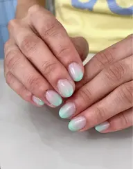 【オフあり】パーツ、チップ等ない方🌸ラメグラデーション/カラーグラデーション💛ベースカラー変更(マグネット等禁止×)
