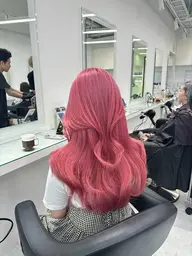 ⭐️初ブリーチ大歓迎⭐️ブリーチありダブルカラー+メンテナンスカット+髪質改善トリートメント+炭酸スパ🫧
