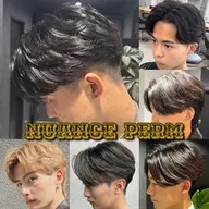🇺🇸新規限定 ナチュラルなスタイルが好きな方おすすめ‼️メンズカット×ニュアンスパーマ11000円🇺🇸ミニモ学割