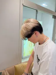 【メンズ限定】カット + デザインカラー（ブリーチ込） + トリートメント🐈‍⬛🌟