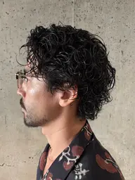 【初パーマにも◎】メンズカット+ニュアンスパーマ