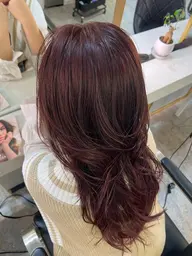 オリジナル暖色カラー+カット+トリートメント