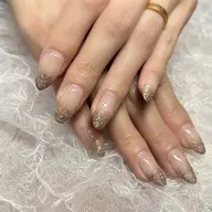 【オフ有り】チップ長さ出し+ワンカラー、グラデーションJr.の為パーツ、スカルプチップオフ、補強は受付できません。