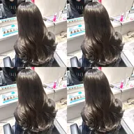 💎透明感カラー➕Aujua3step➕超音波アイロン(韓国ヘア、暖色、寒色、髪質改善)カラーモデル