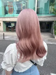 🫧ヘアケアプレゼント🫧韓国風カラー+メンテナンスカット+髪質に合わせたシャンプー&アウトバスTRプレゼント🎁