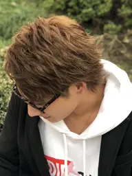 メンズカット+カラー+トリートメント