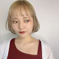 【ハイトーンクーポン】✨明るいベージュやブロンド必須✨ホワイトブリーチトリプルカラー+トリートメント