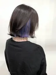 【裾orインナーカラー部分のみ】ブリーチ込みポイントカラー👑