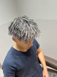 カット+パーマ+ハイライト2回