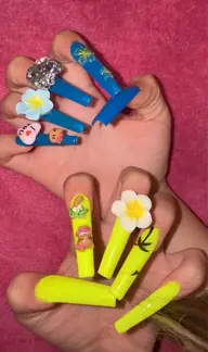 チップ長さ出しワンカラー(2色までok)➕パーツ2本までok