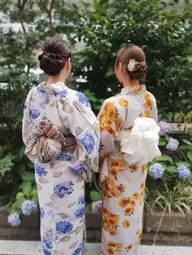 女性浴衣レンタル【着付け+へアセット】※全メニュー早朝着付け可能♪(別途料金)お問合せください☆