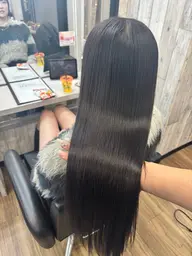 前髪カット+カラー+3工程Tr🫧