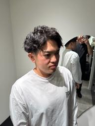 【メンズ限定】カット+ツイストスパイラルパーマ+TR+バブル泉