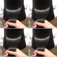 🖤落とせる黒染め🖤ワンカラー＋Aujua2steqトリートメント（オフブラック・ブリーチで落ちる黒・就活・暗染）