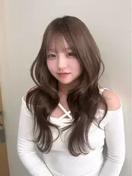 𓊆当日限定𓊇【♩学生限定♩】結んでも可愛い顔周り➕うる艶カラー➕1step treatment 🐇💕