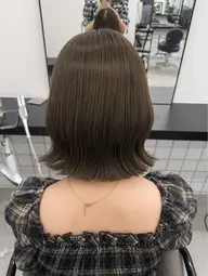 ミディアムorボブカット✂️+トリートメント🫧【あご上以上のカットは不可】