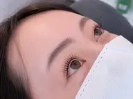 ミニモ限定⭐️まつ毛パーマ上【目元の撮影モデル】コーティング束間仕上げ🤍🙌