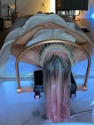 「ミニモ限定」頭浸浴　必ず寝てしまう気持ちよさ。小顔筋膜リリースとデコルテ二の腕までマッサージ。